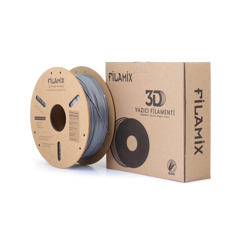 FİLAMİX Hyper PETG Uzay Gri Filament 1,75mm 1kg - bisiparisver