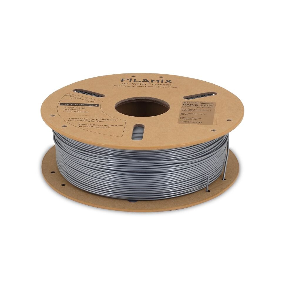FİLAMİX Hyper PETG Uzay Gri Filament 1,75mm 1kg - bisiparisver