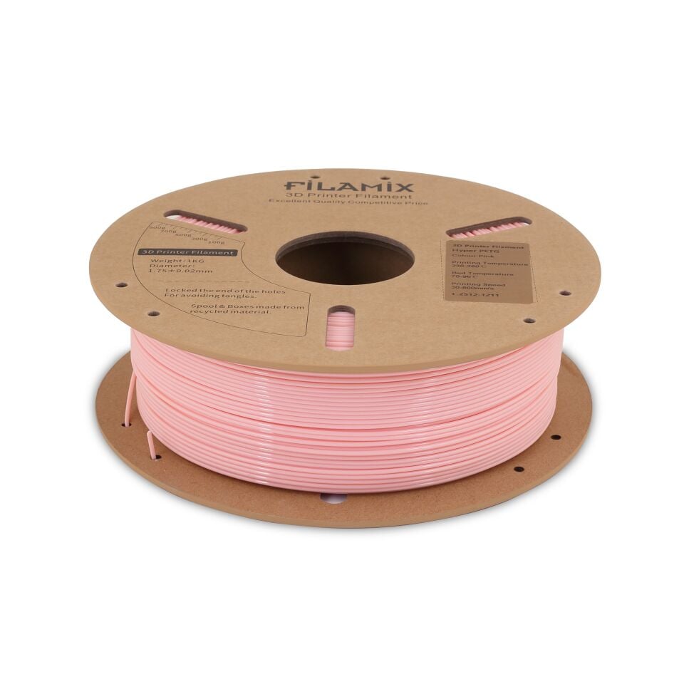 FİLAMİX Hyper PETG Pembe Filament 1,75mm 1kg - bisiparisver