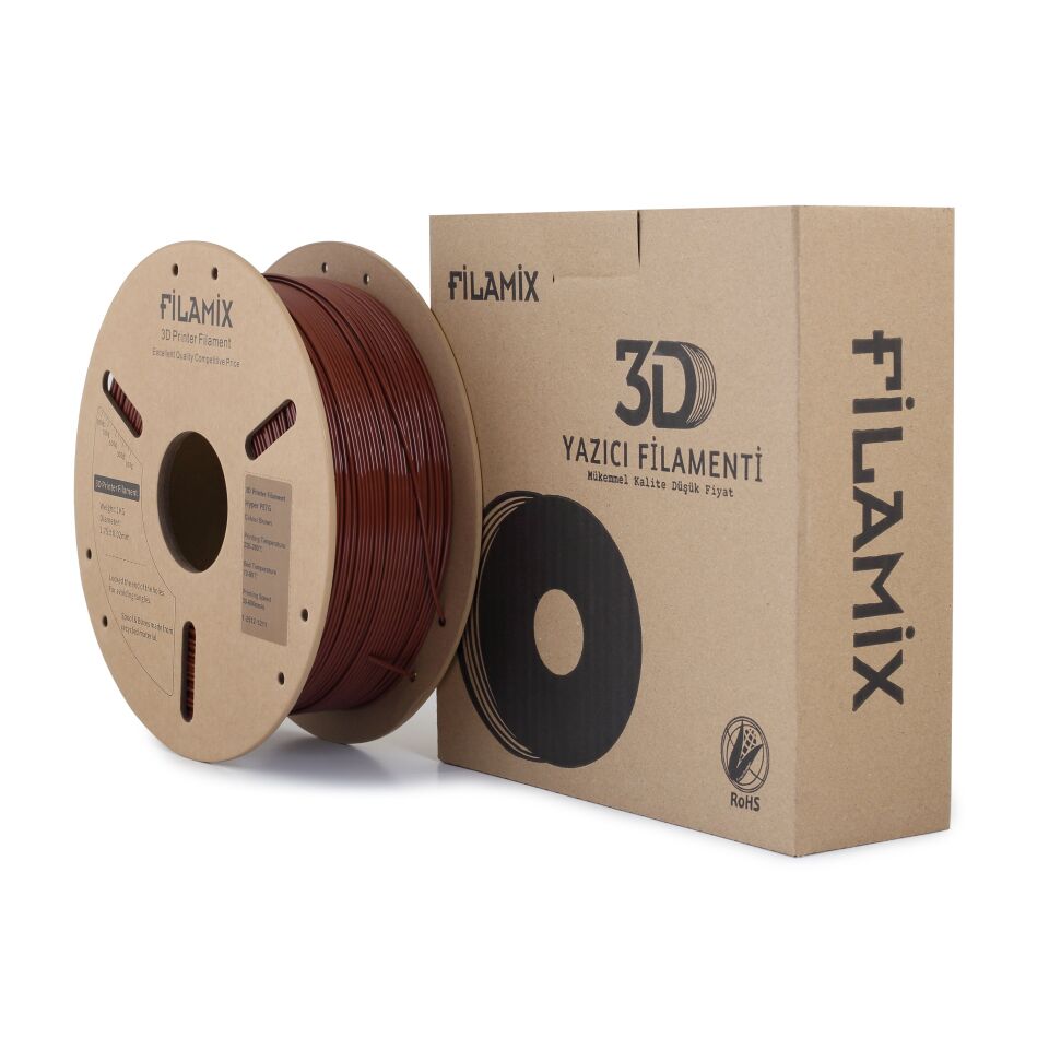 FİLAMİX Hyper PETG Kahverengi Filament 1,75mm 1kg - bisiparisver