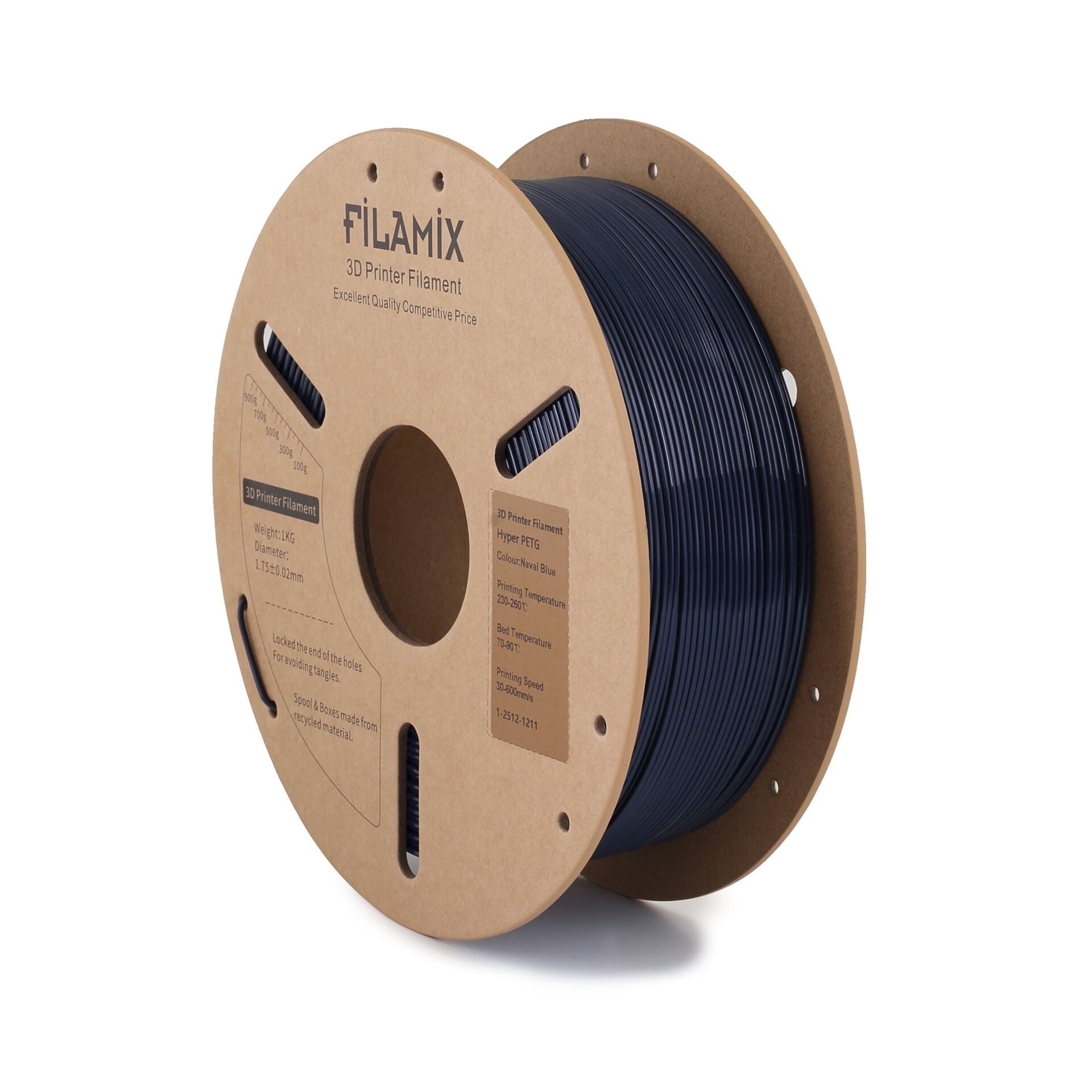 FİLAMİX Hyper PETG Lacivert Filament 1,75mm 1kg - bisiparisver