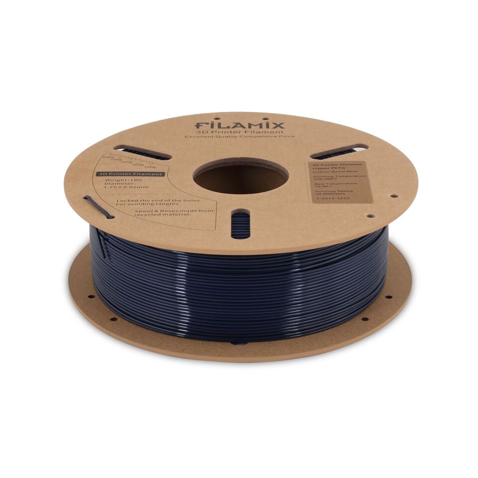 FİLAMİX Hyper PETG Lacivert Filament 1,75mm 1kg - bisiparisver