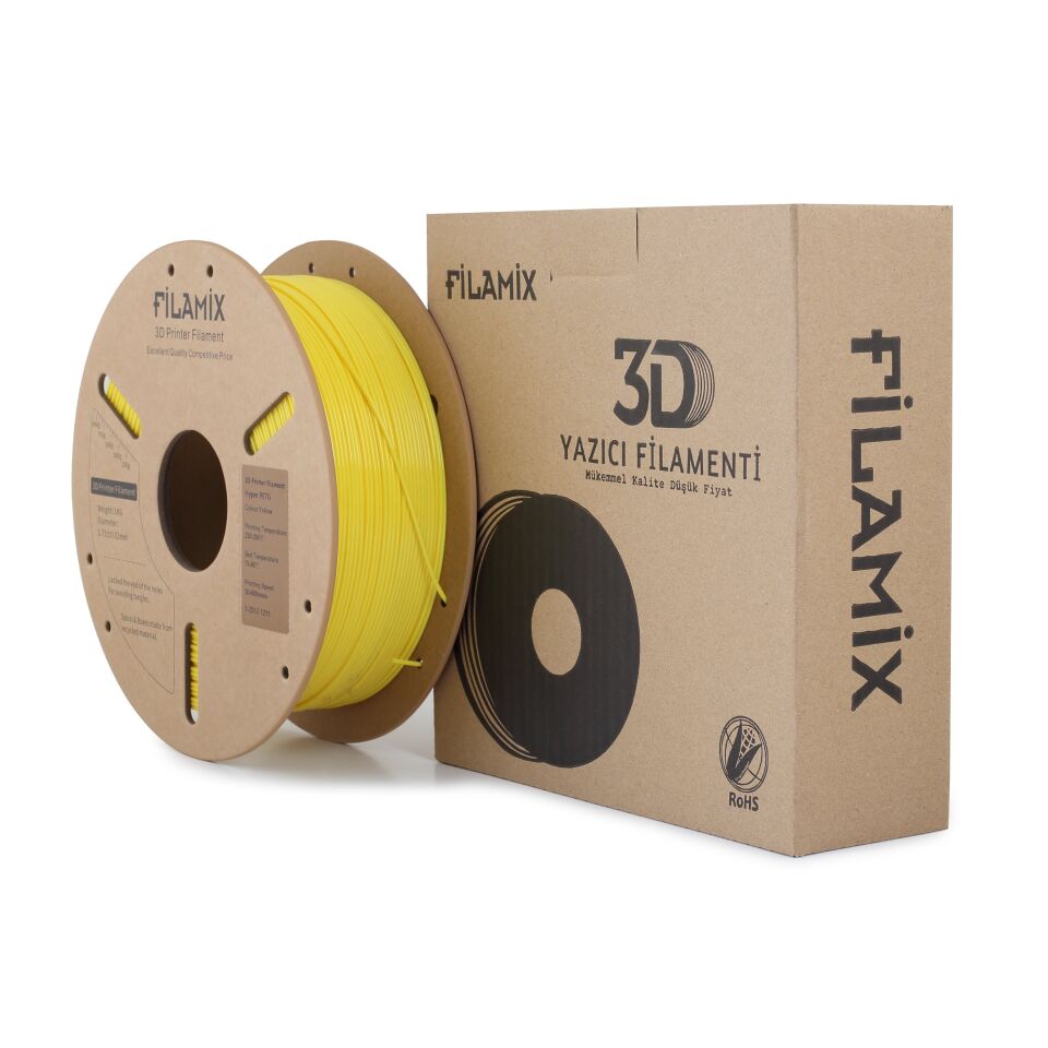 FİLAMİX Hyper PETG Sarı Filament 1,75mm 1kg - bisiparisver