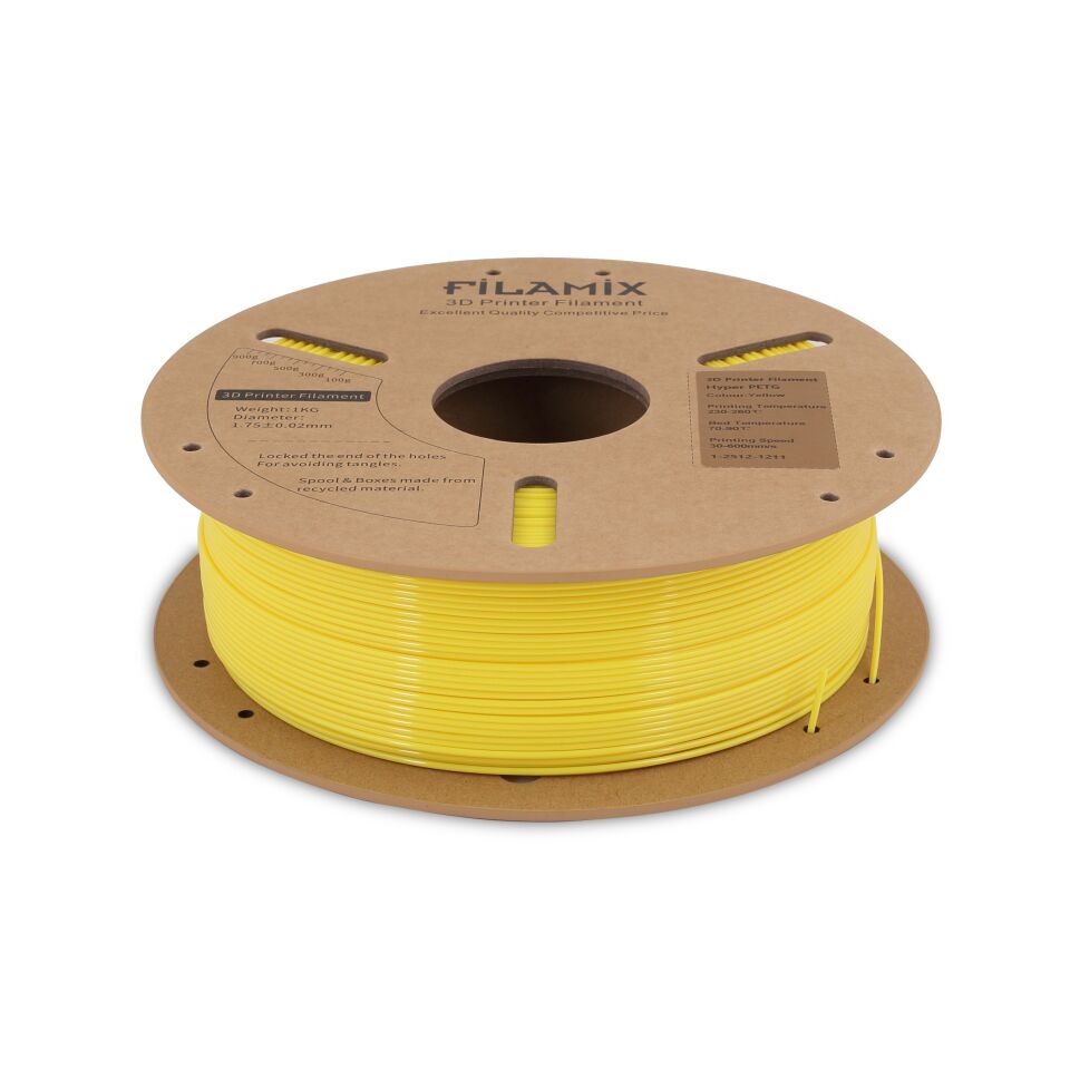 FİLAMİX Hyper PETG Sarı Filament 1,75mm 1kg - bisiparisver