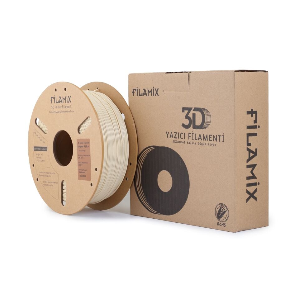 FİLAMİX Hyper PLA+ Bej Filament 1,75mm 1kg - bisiparisver