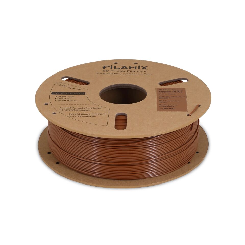 FİLAMİX Hyper PLA+ Kahverengi Filament 1,75mm 1kg - bisiparisver