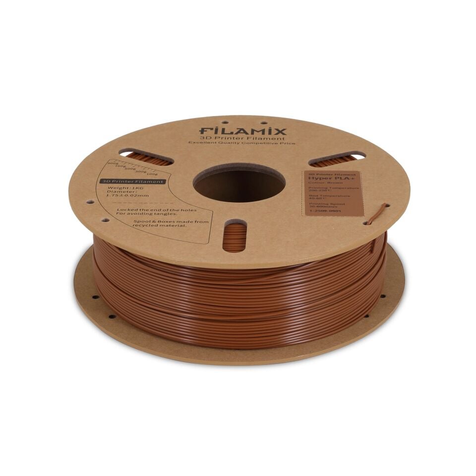 FİLAMİX Hyper PLA+ Kahverengi Filament 1,75mm 1kg - bisiparisver