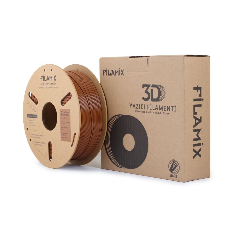 FİLAMİX Hyper PLA+ Kahverengi Filament 1,75mm 1kg - bisiparisver