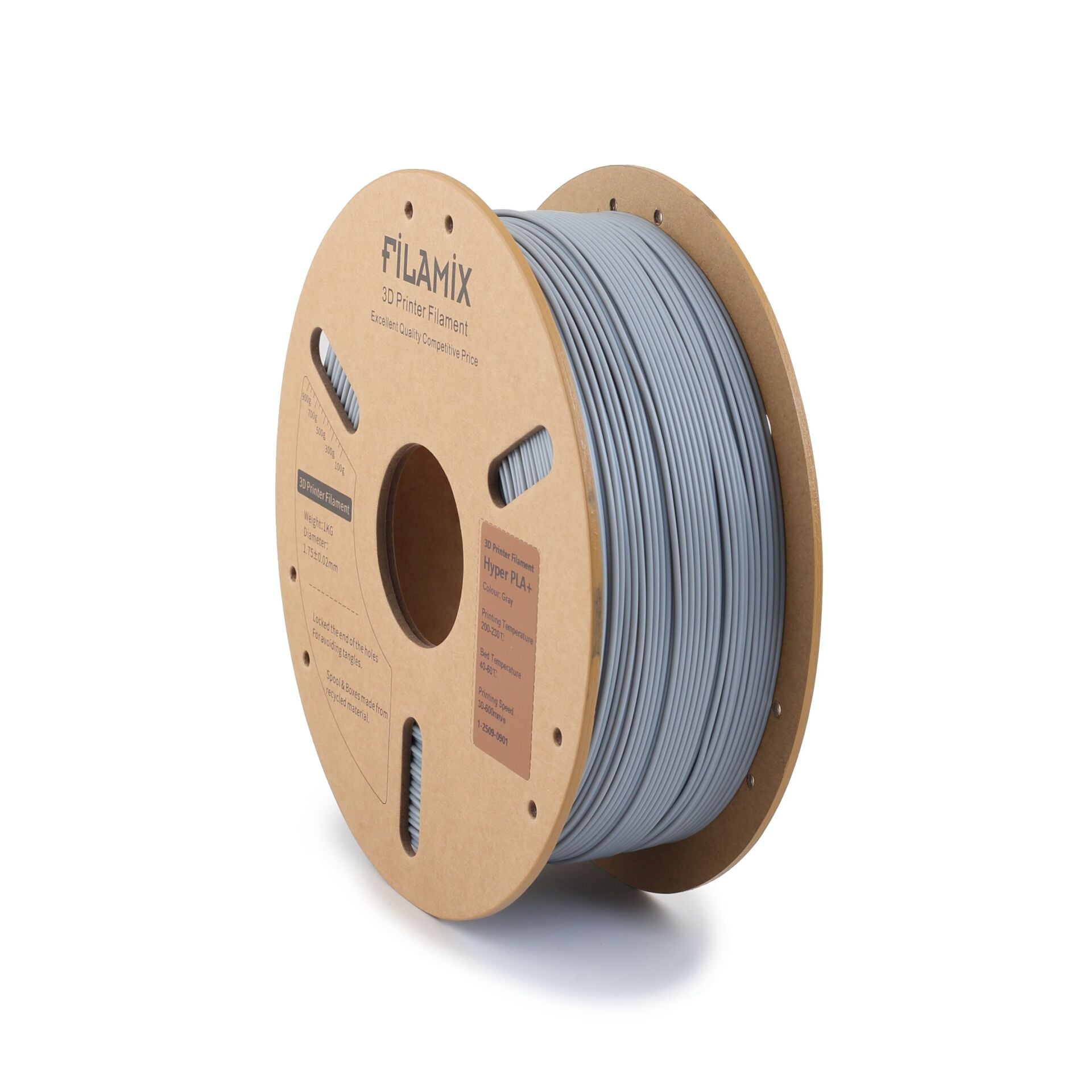 FİLAMİX Hyper PLA+ Gri Filament 1,75mm 1kg - bisiparisver