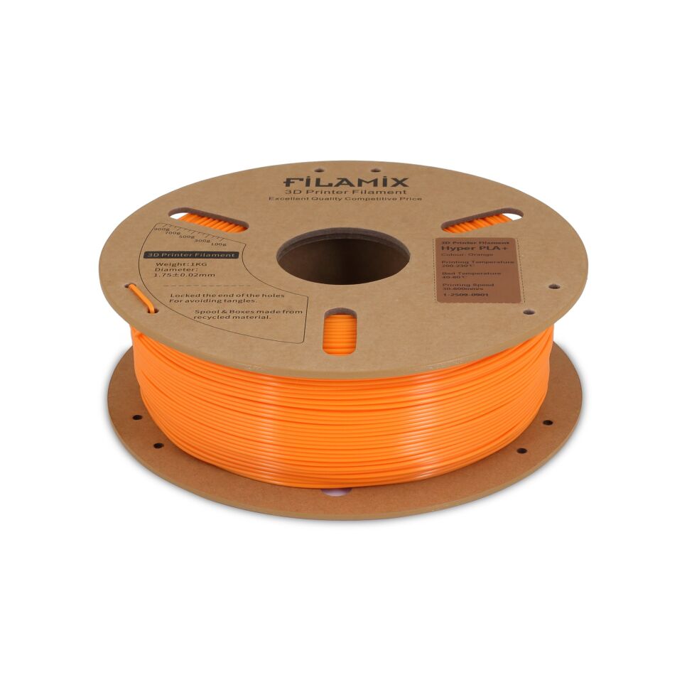 FİLAMİX Hyper PLA+ Turuncu Filament 1,75mm 1kg - bisiparisver
