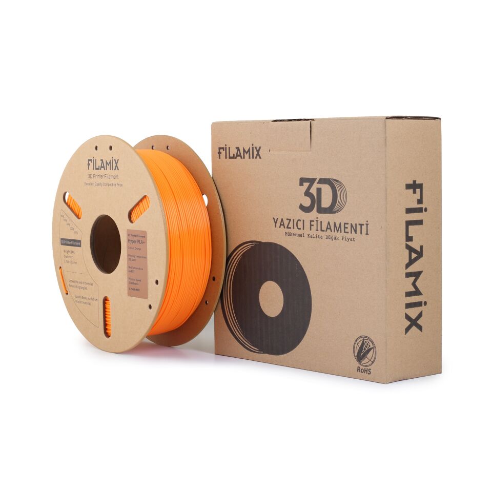 FİLAMİX Hyper PLA+ Turuncu Filament 1,75mm 1kg - bisiparisver