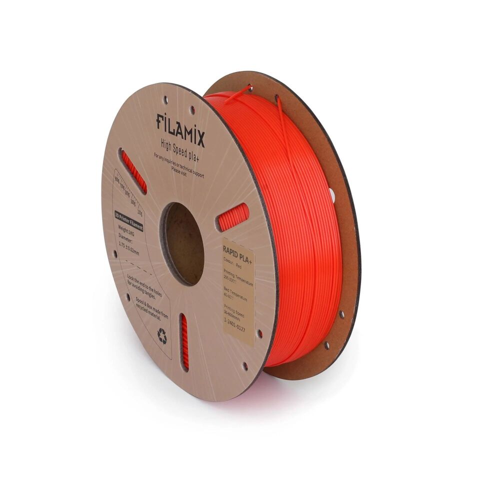 FİLAMİX Hyper PLA+ Kırmızı Filament 1,75mm 1kg - bisiparisver