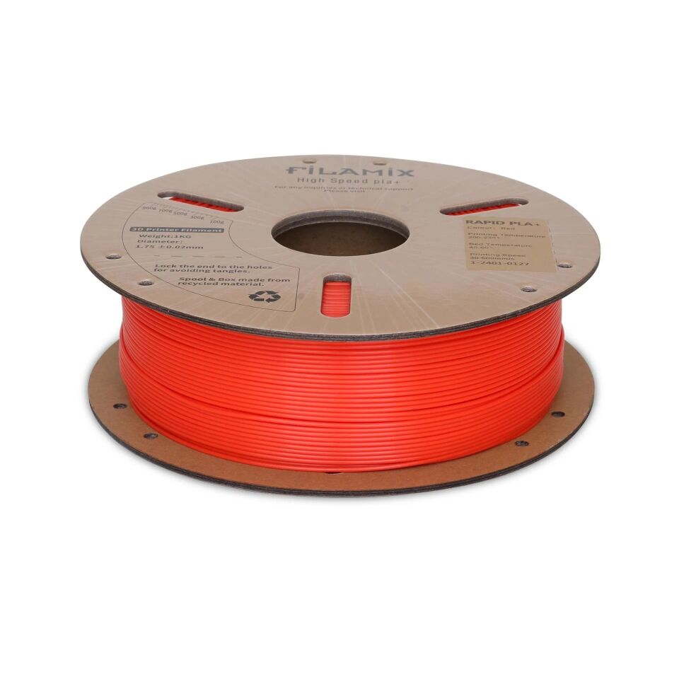 FİLAMİX Hyper PLA+ Kırmızı Filament 1,75mm 1kg - bisiparisver