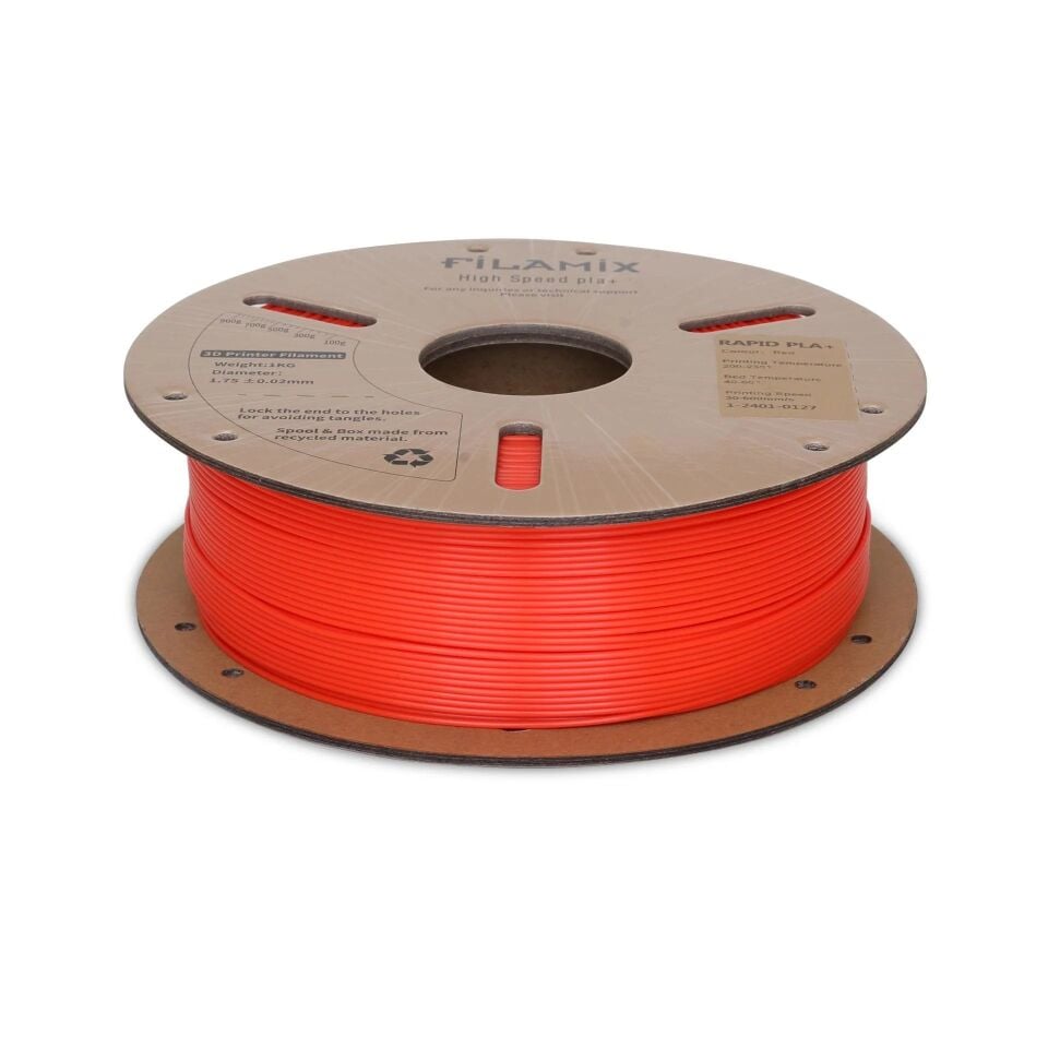FİLAMİX Hyper PLA+ Kırmızı Filament 1,75mm 1kg - bisiparisver