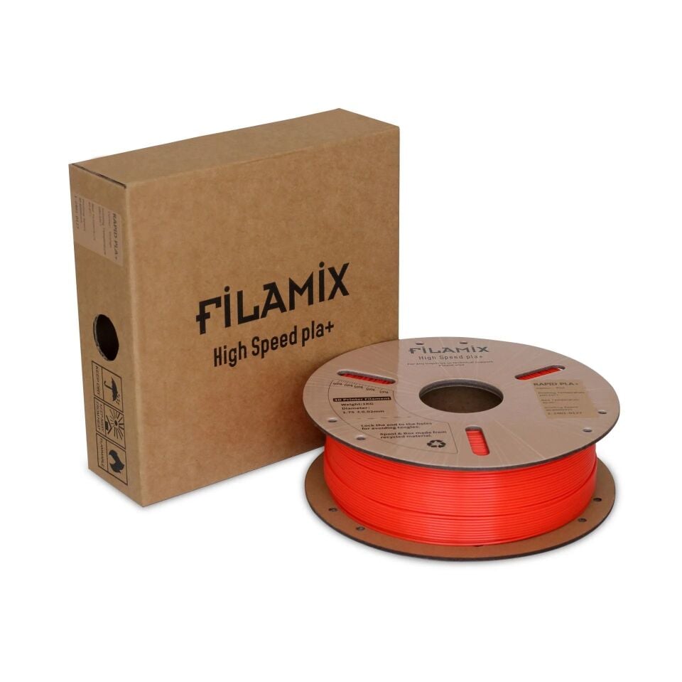 FİLAMİX Hyper PLA+ Kırmızı Filament 1,75mm 1kg - bisiparisver