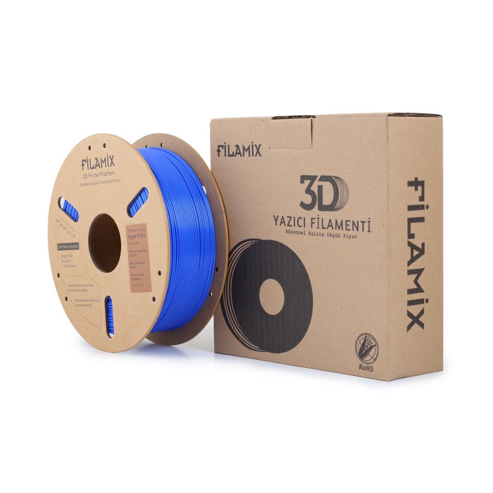 FİLAMİX Hyper PLA+ Mavi Filament 1,75mm 1kg - bisiparisver
