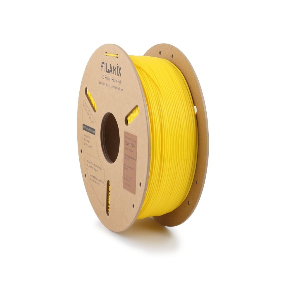 FİLAMİX Hyper PLA+ Sarı Filament 1,75mm 1kg - bisiparisver