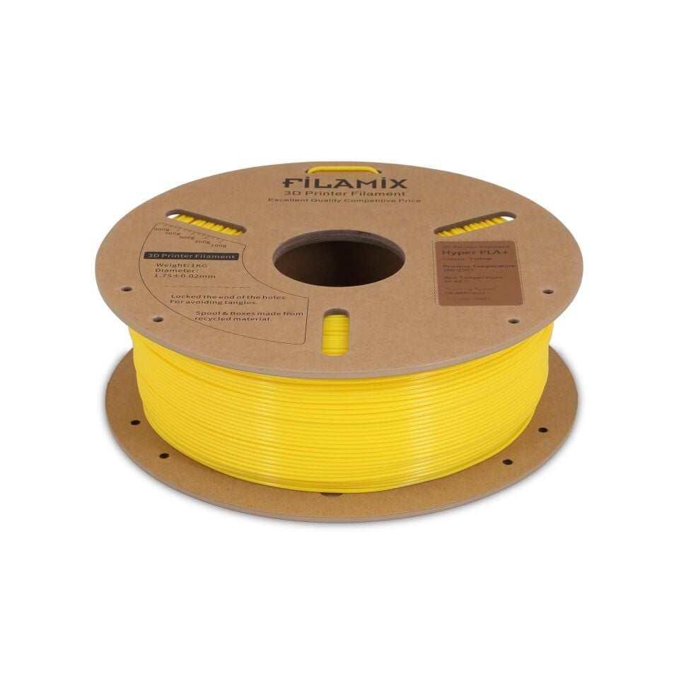 FİLAMİX Hyper PLA+ Sarı Filament 1,75mm 1kg - bisiparisver