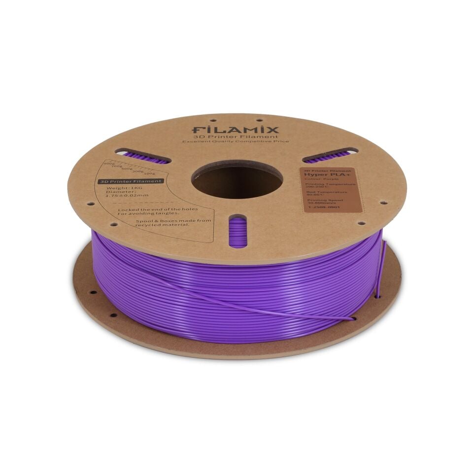 FİLAMİX Hyper PLA+ Mor Filament 1,75mm 1kg - bisiparisver