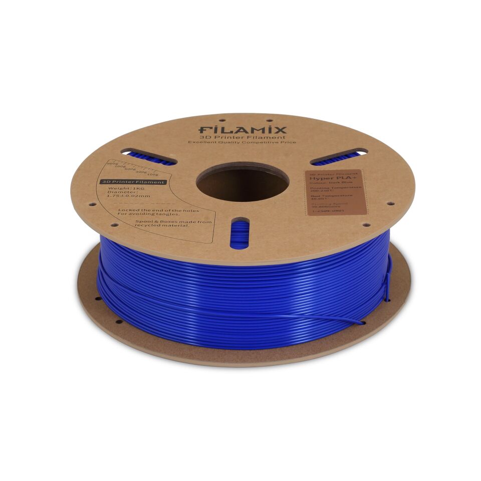 FİLAMİX Hyper PLA+ Koyu Mavi Filament 1,75mm 1kg - bisiparisver