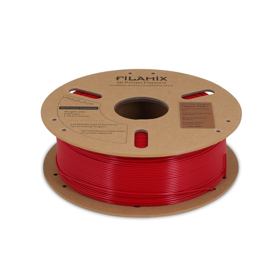 FİLAMİX Hyper PLA+ Ateş Kırmızısı Filament 1,75mm 1kg - bisiparisver