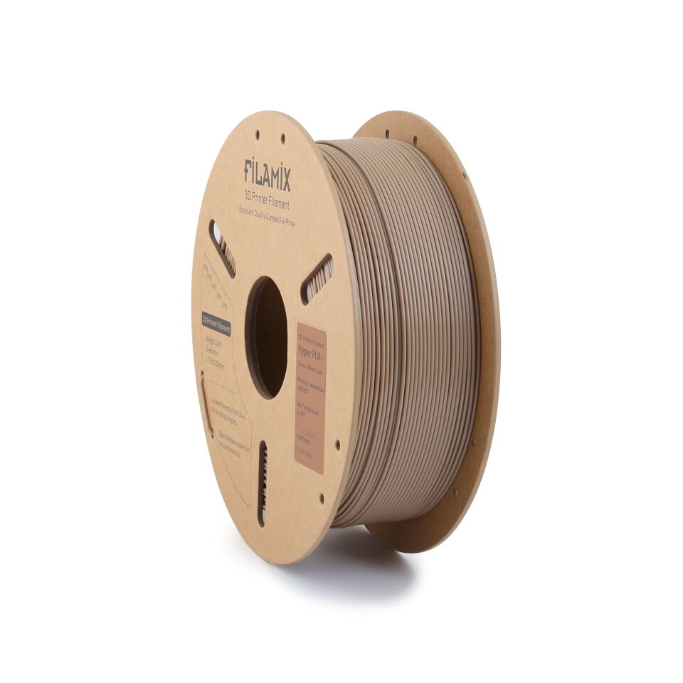 FİLAMİX Hyper PLA+ Ahşap (Wood) Rengi Filament 1,75mm 1kg - bisiparisver