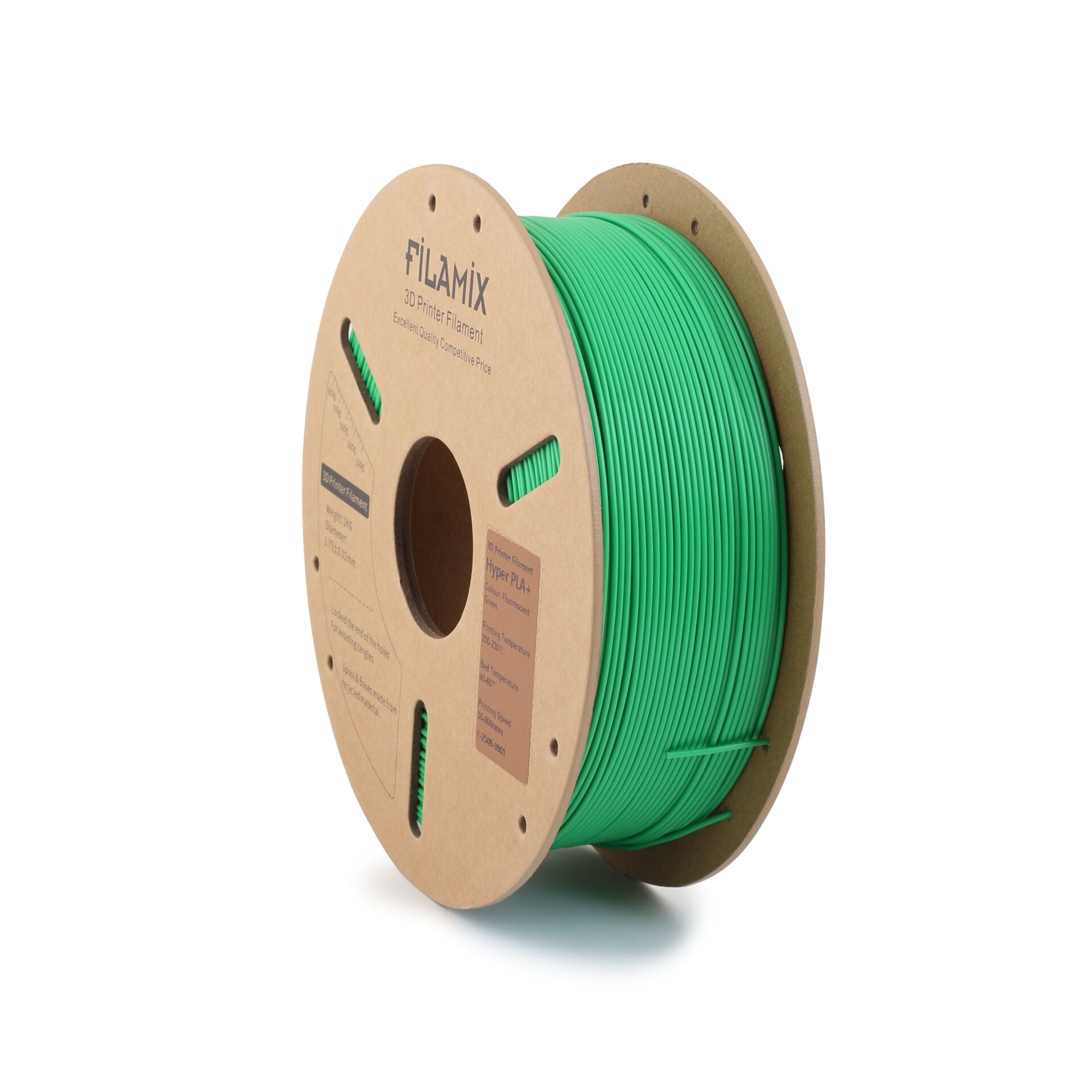 FİLAMİX Hyper PLA+ Floresan Yeşili Filament 1,75mm 1kg - bisiparisver
