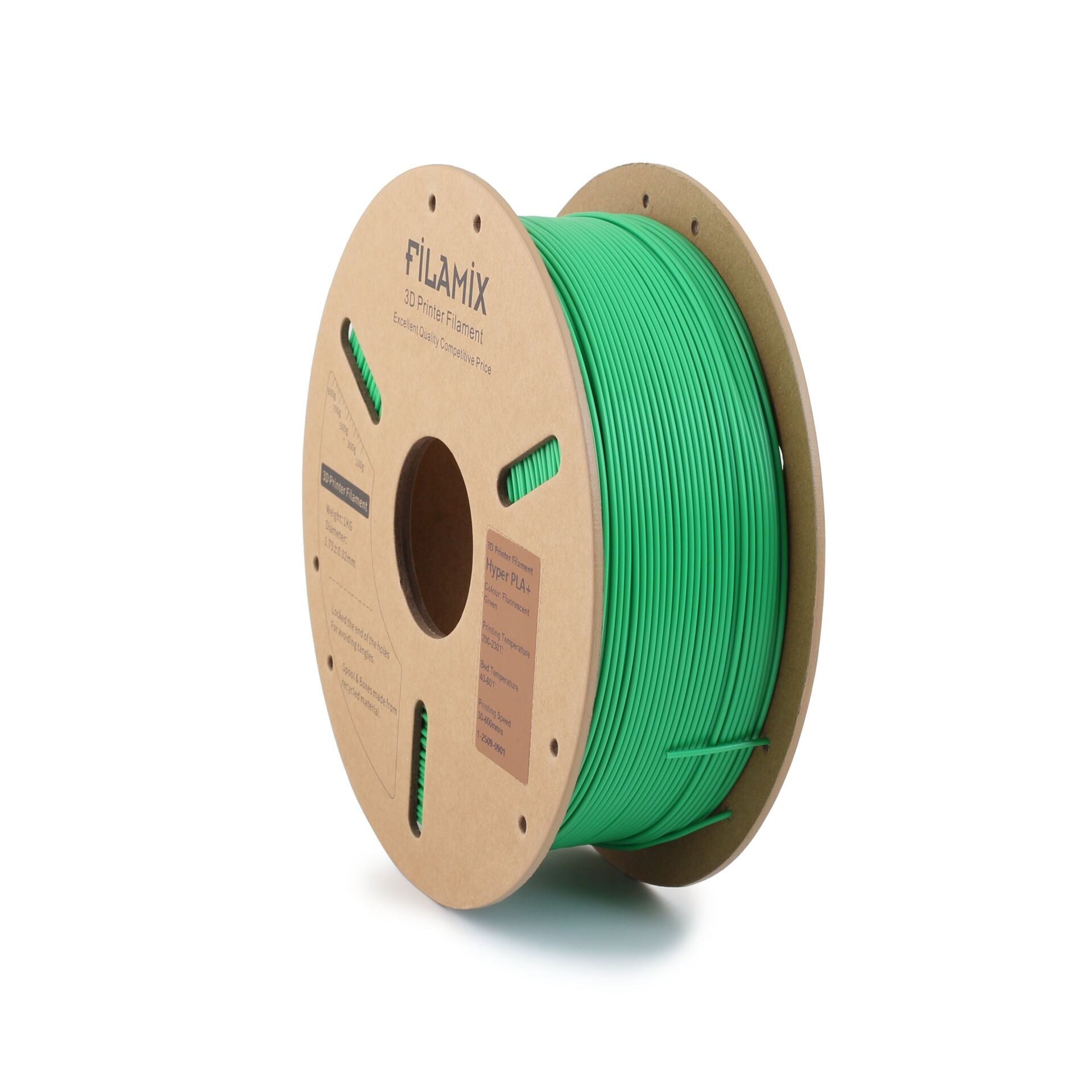 FİLAMİX Hyper PLA+ Floresan Yeşili Filament 1,75mm 1kg - bisiparisver