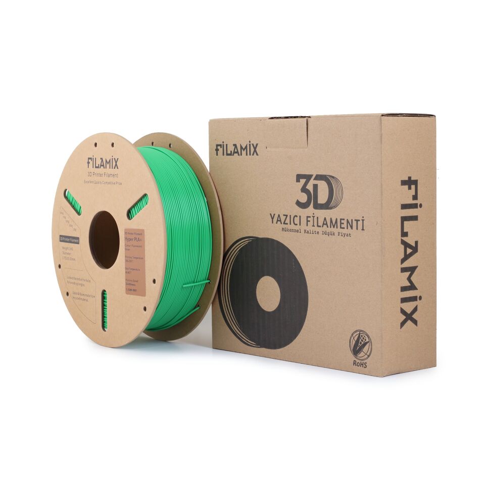 FİLAMİX Hyper PLA+ Floresan Yeşili Filament 1,75mm 1kg - bisiparisver
