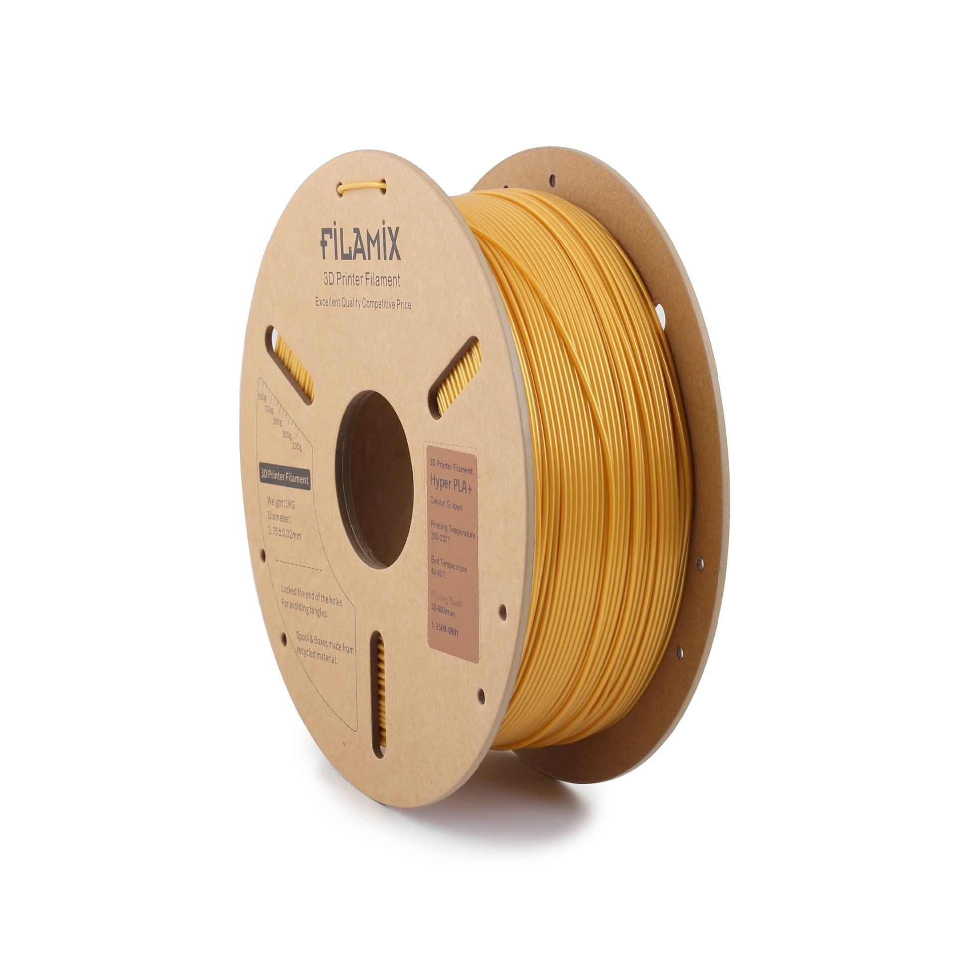FİLAMİX Hyper PLA+ Altın Rengi Filament 1,75mm 1kg - bisiparisver