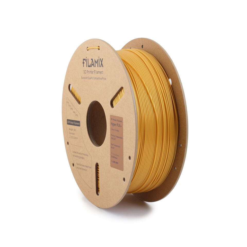 FİLAMİX Hyper PLA+ Altın Rengi Filament 1,75mm 1kg - bisiparisver