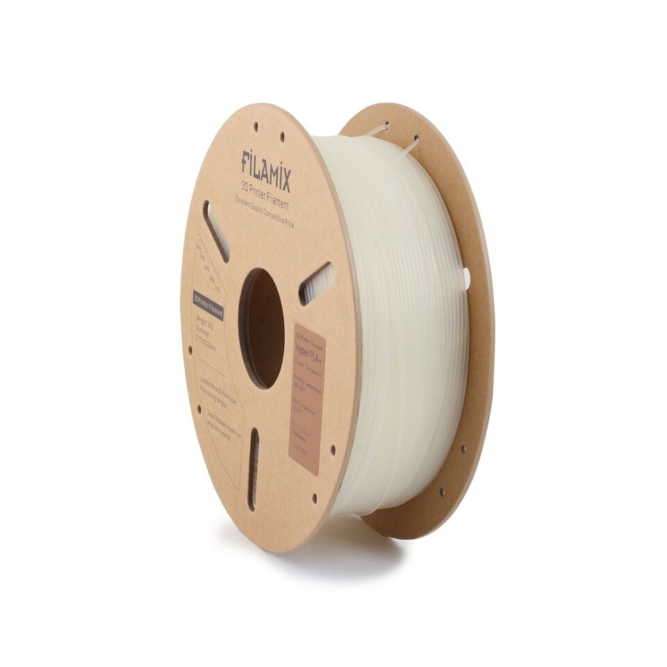 FİLAMİX Hyper PLA+ Şeffaf (Transparan) Filament 1,75mm 1kg - bisiparisver