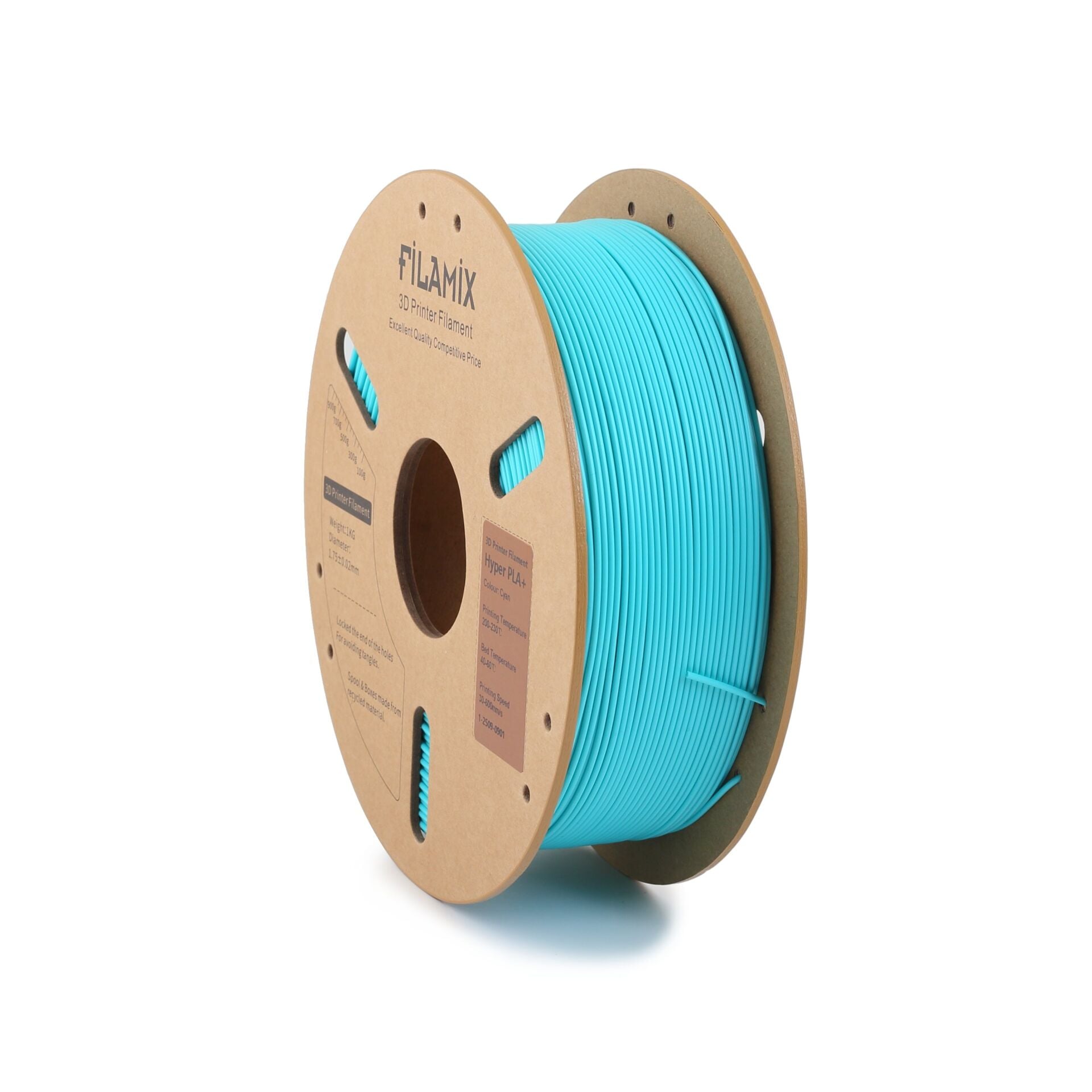 FİLAMİX Hyper PLA+ Çyan Filament 1,75mm 1kg - bisiparisver