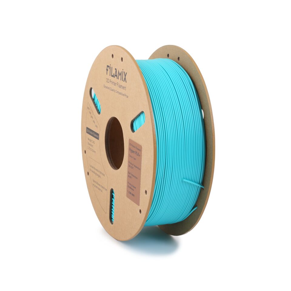 FİLAMİX Hyper PLA+ Çyan Filament 1,75mm 1kg - bisiparisver