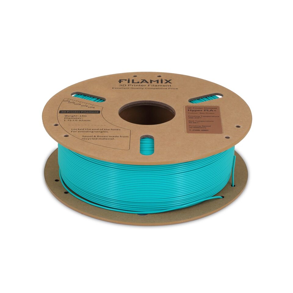 FİLAMİX Hyper PLA+ Deniz Yeşili Filament 1,75mm 1kg - bisiparisver