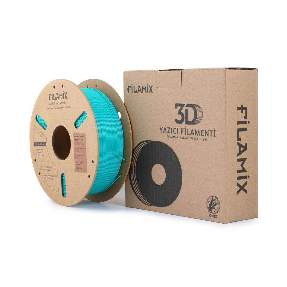 FİLAMİX Hyper PLA+ Deniz Yeşili Filament 1,75mm 1kg - bisiparisver