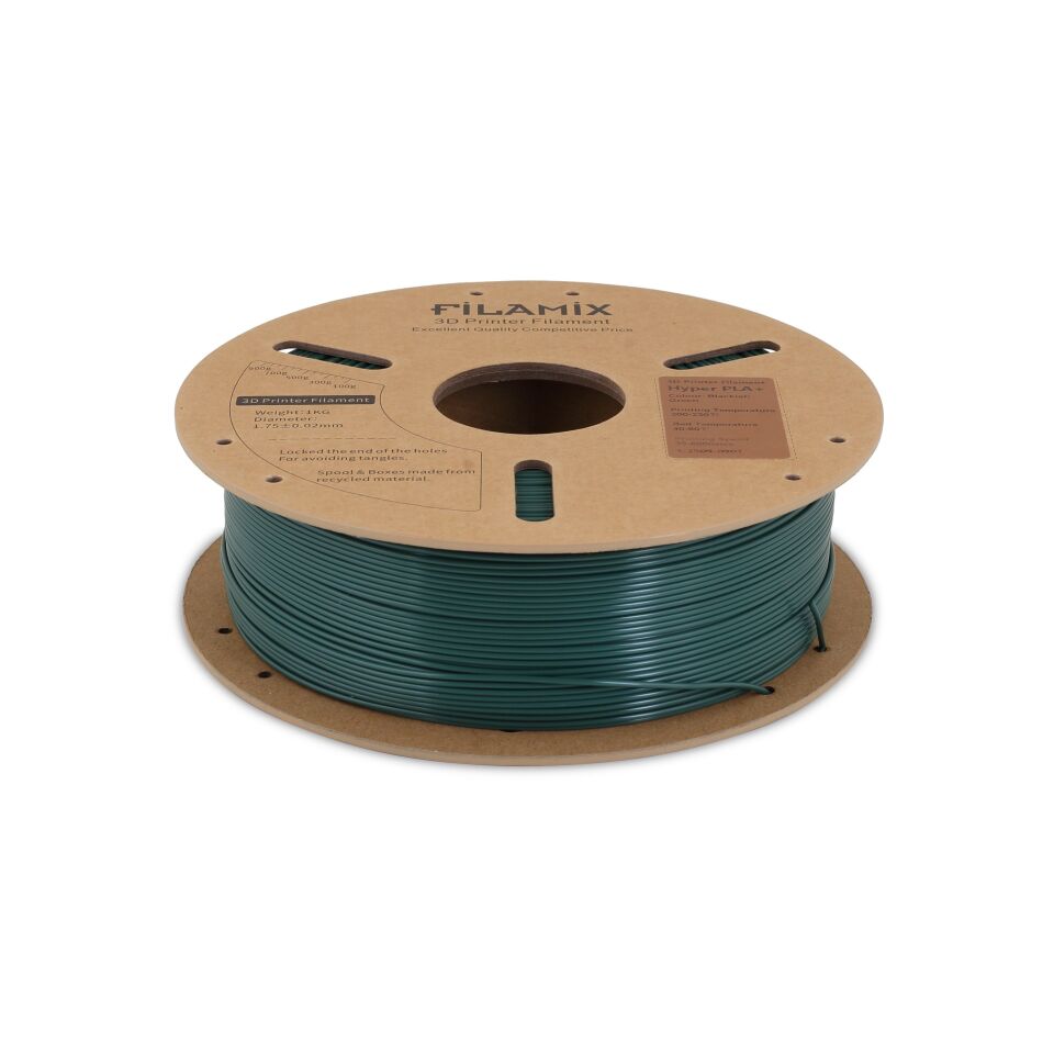FİLAMİX Hyper PLA+ Gece Yeşili Filament 1,75mm 1kg - bisiparisver