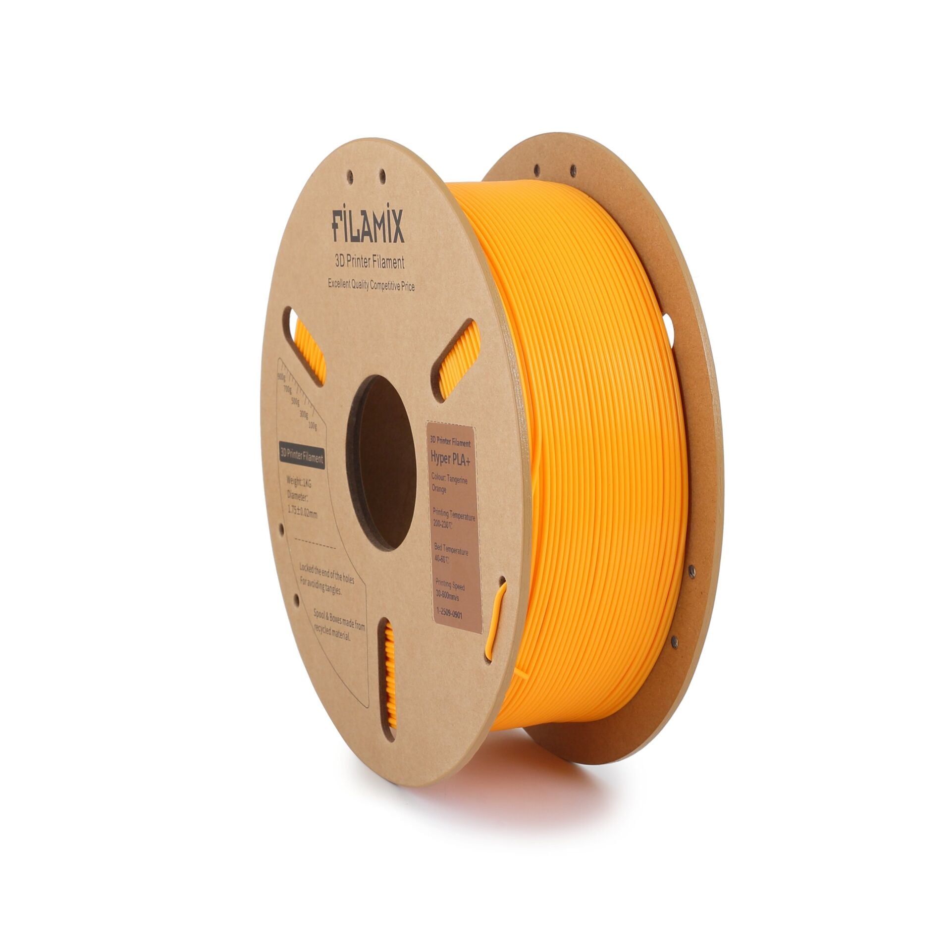 FİLAMİX Hyper PLA+ Mandalina Turuncusu Filament 1,75mm 1kg - bisiparisver