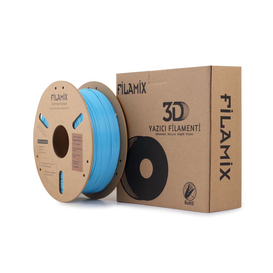 FİLAMİX Hyper PLA+ Gök Mavisi Filament 1,75mm 1kg - bisiparisver