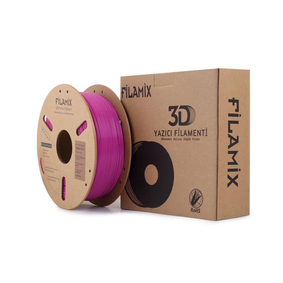 FİLAMİX Hyper PLA+ Menekşe Rengi Filament 1,75mm 1kg - bisiparisver