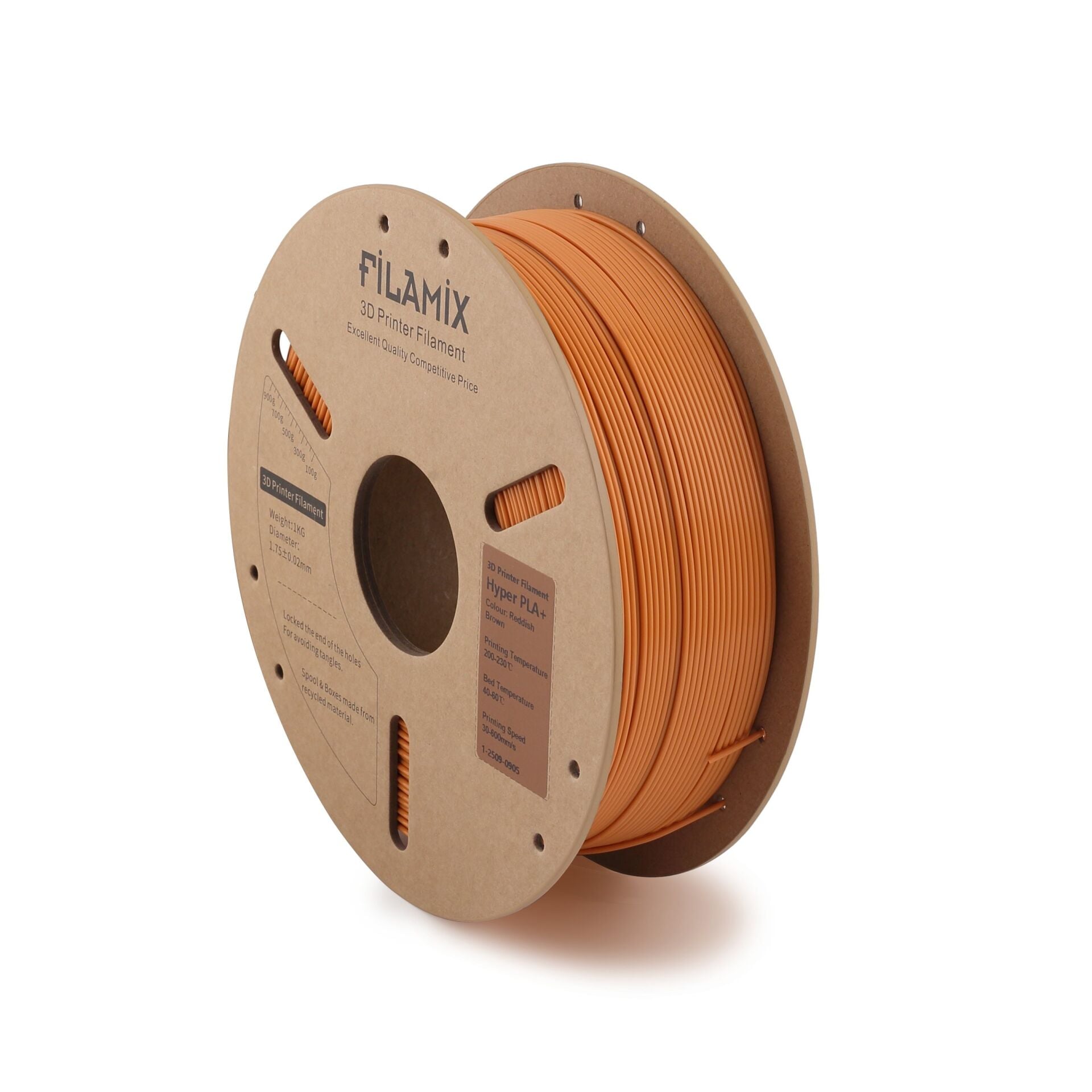 FİLAMİX Hyper PLA+ Kızıl Kahverengi Filament 1,75mm 1kg - bisiparisver