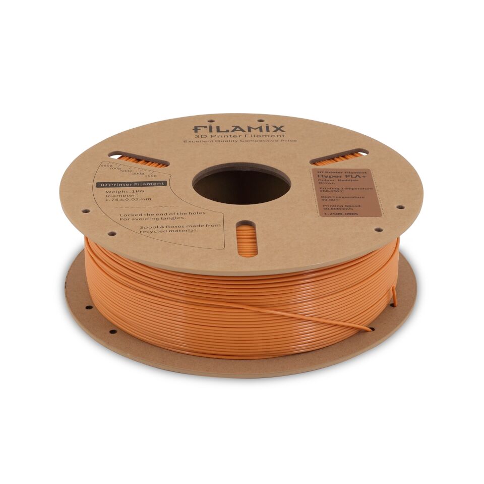 FİLAMİX Hyper PLA+ Kızıl Kahverengi Filament 1,75mm 1kg - bisiparisver