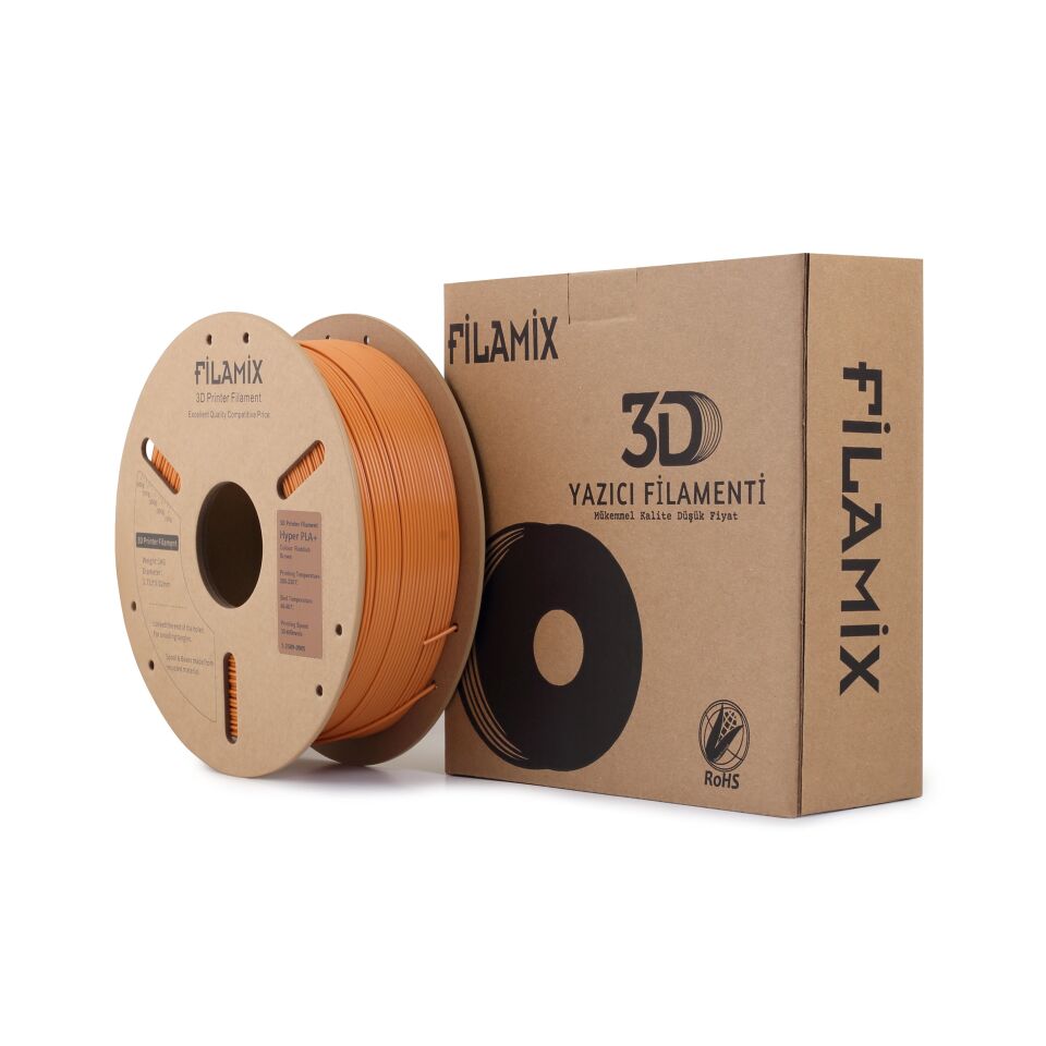 FİLAMİX Hyper PLA+ Kızıl Kahverengi Filament 1,75mm 1kg - bisiparisver