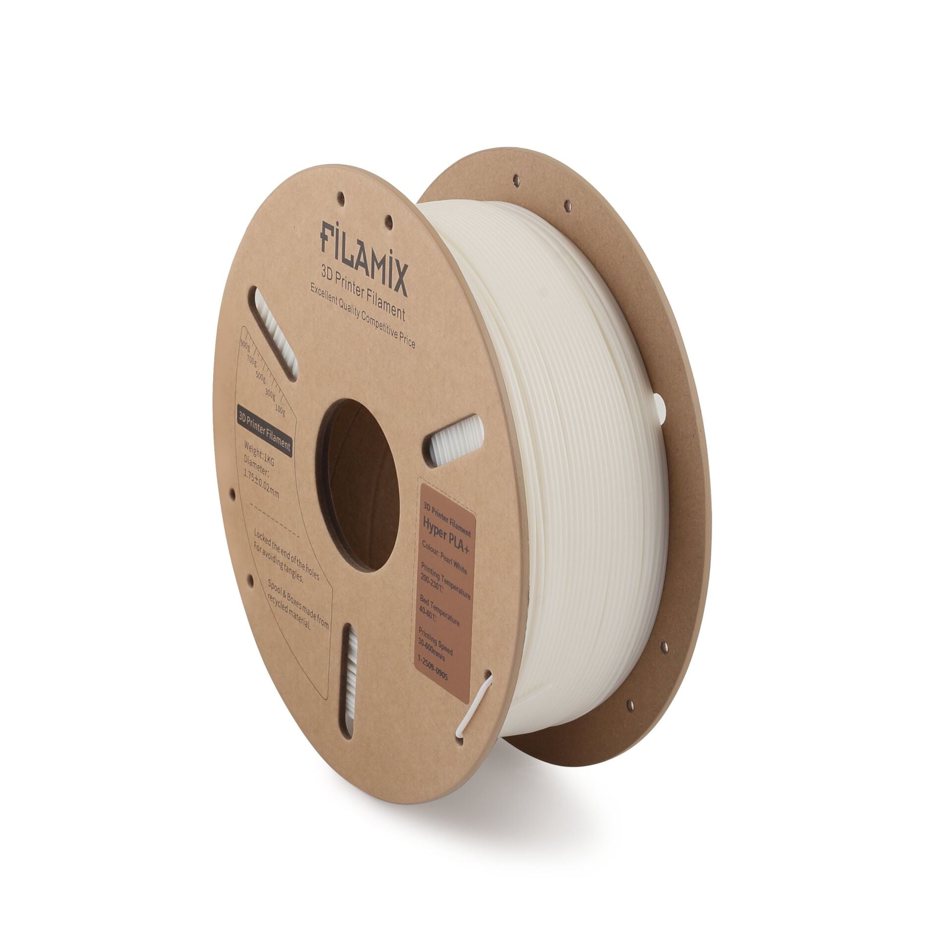 FİLAMİX Hyper PLA+ İnci Beyazı Filament 1,75mm 1kg - bisiparisver