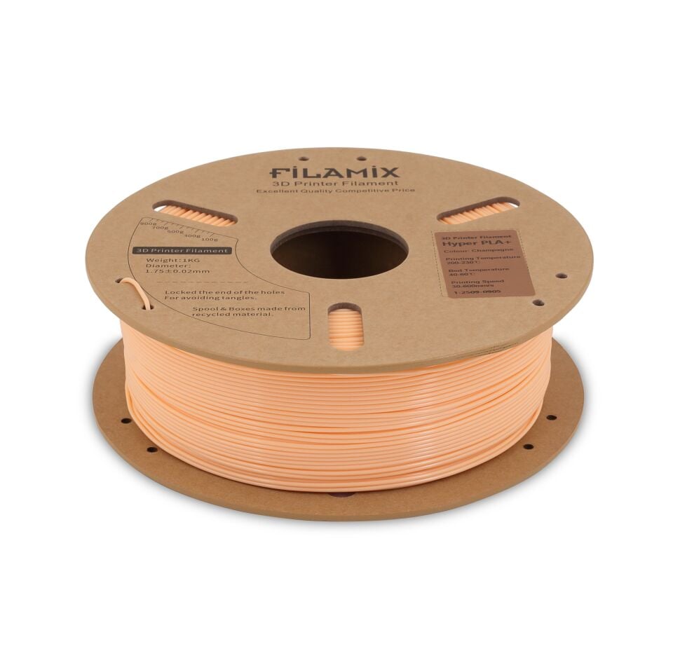 FİLAMİX Hyper PLA+ Şampanya Rengi Filament 1,75mm 1kg - bisiparisver