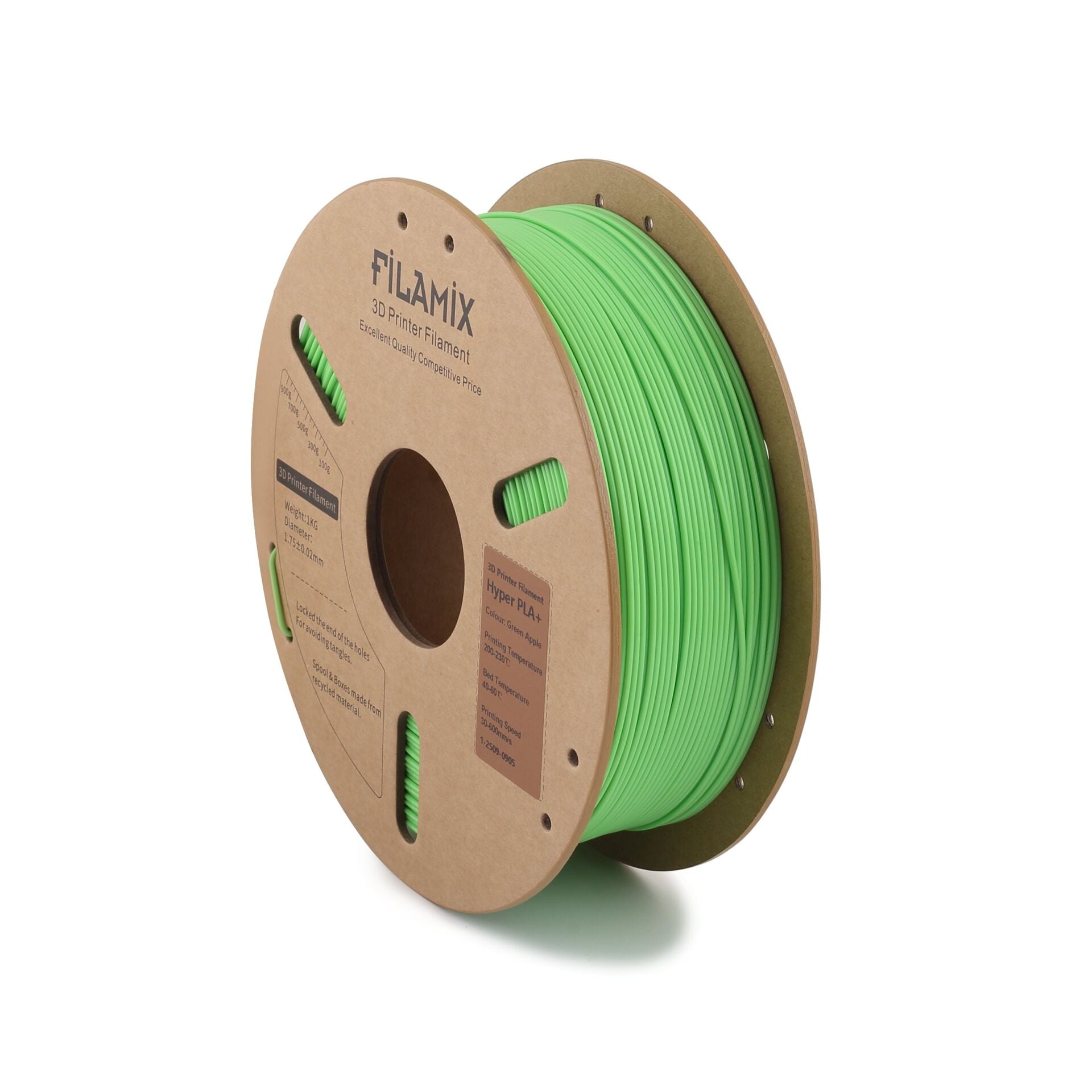 FİLAMİX Hyper PLA+ Elma Yeşili Filament 1,75mm 1kg - bisiparisver