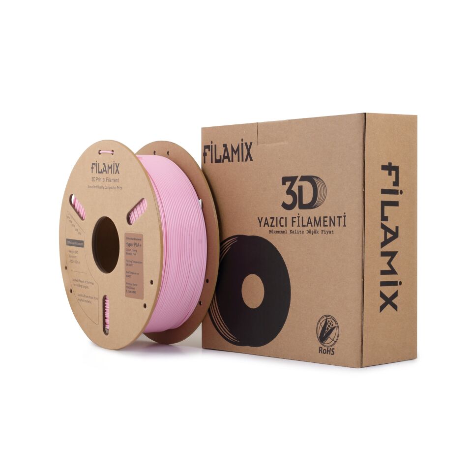 FİLAMİX Hyper PLA+ Kiraz Çiçeği Rengi Filament 1,75mm 1kg - bisiparisver