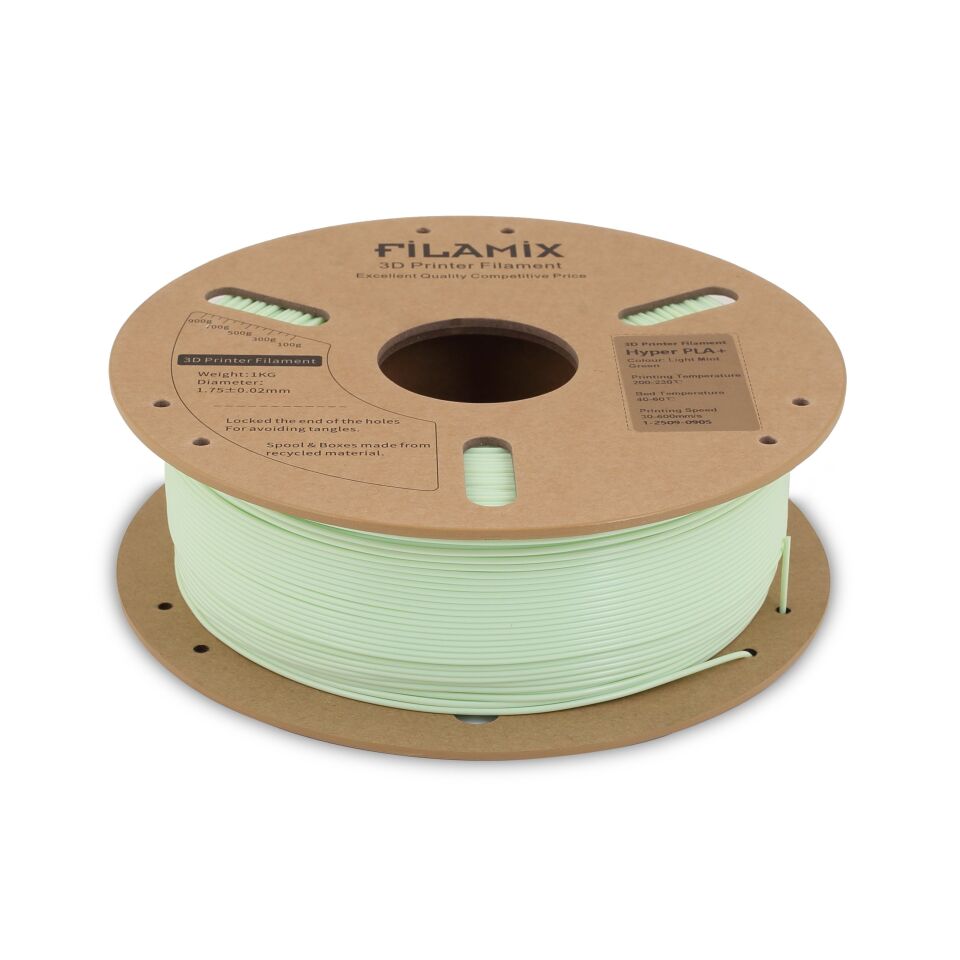FİLAMİX Hyper PLA+ Açık Nane Yeşili Filament 1,75mm 1kg - bisiparisver