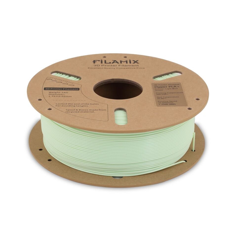 FİLAMİX Hyper PLA+ Açık Nane Yeşili Filament 1,75mm 1kg - bisiparisver