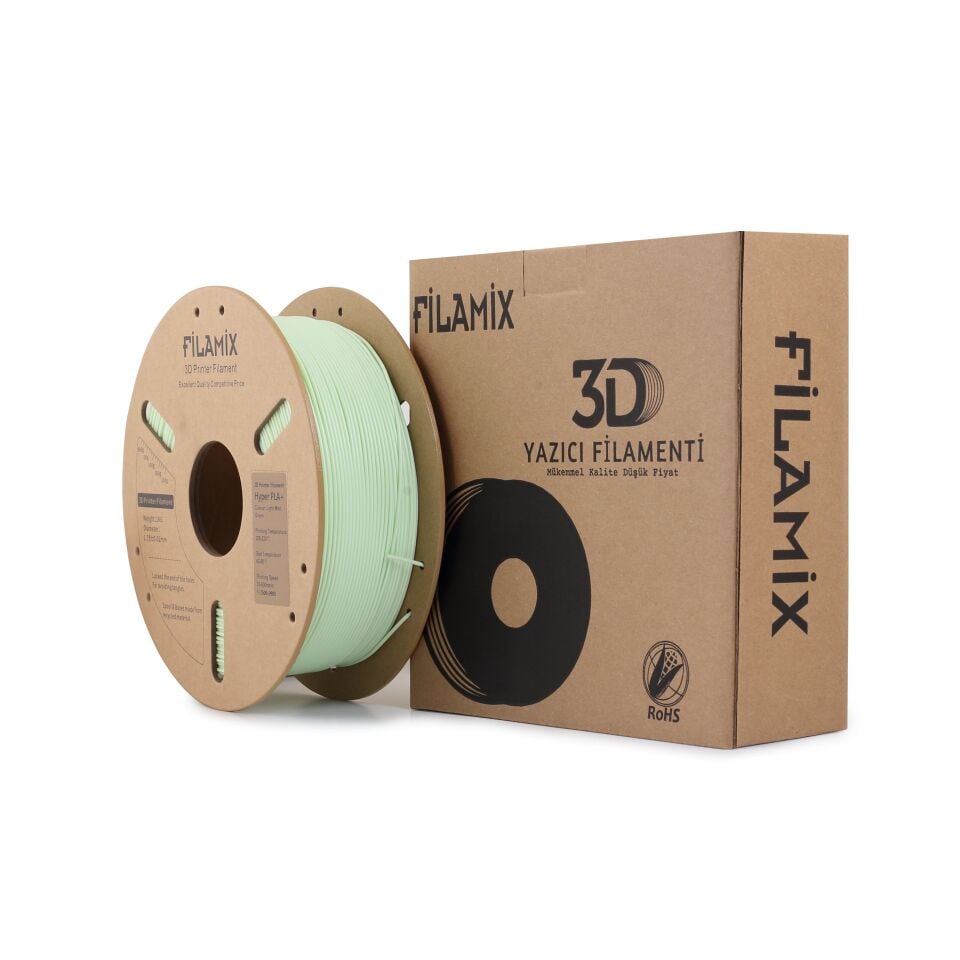 FİLAMİX Hyper PLA+ Açık Nane Yeşili Filament 1,75mm 1kg - bisiparisver